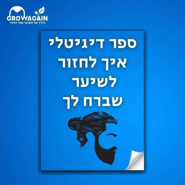 ספר דיגיטלי - איך לחזור לשיער שברח לך